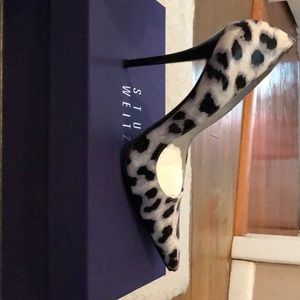 Stuart Weitzman “Fever” jaguar patent heels